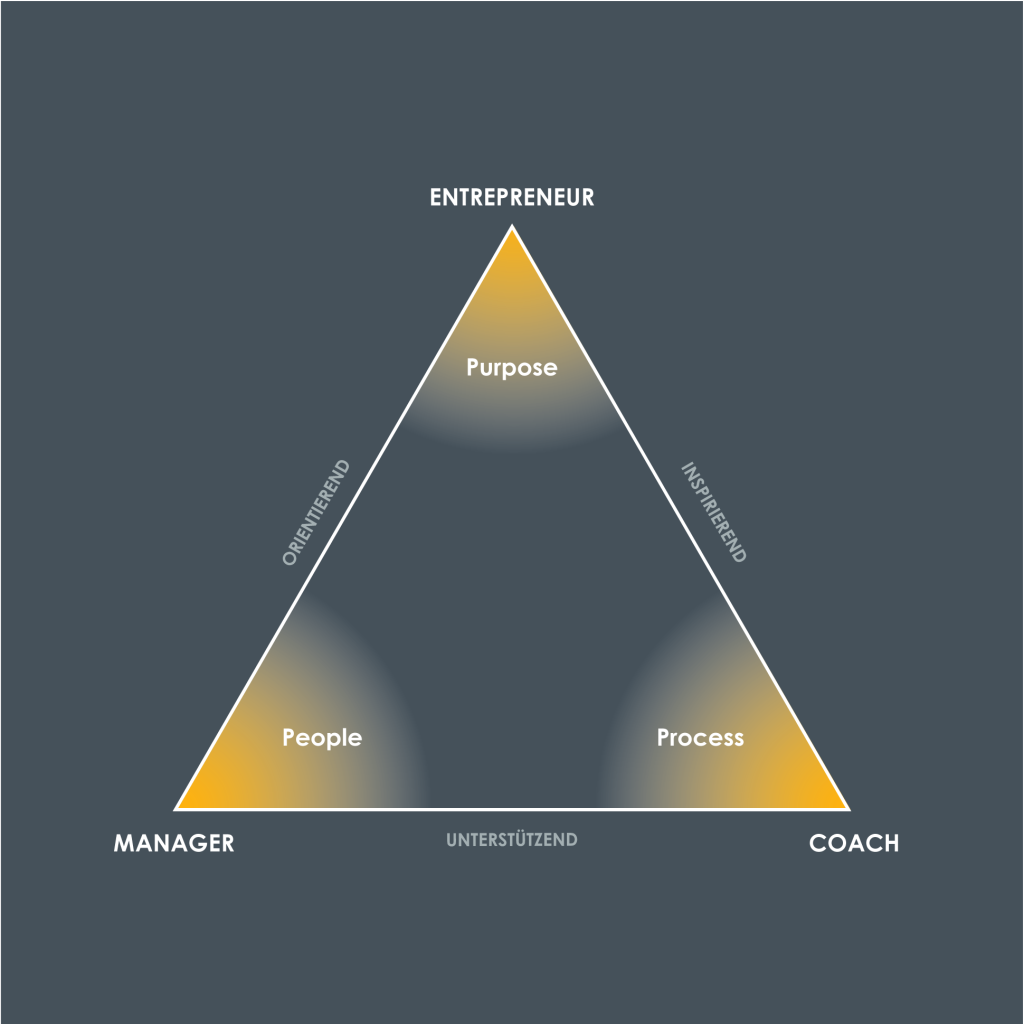 Infografik: Unternehmenskultur im Leadership Triangle